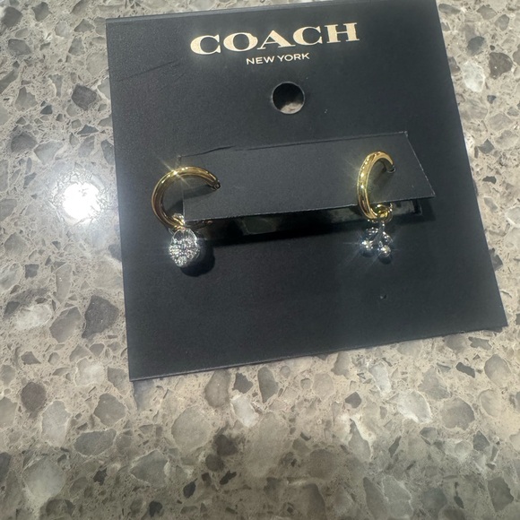 Coach Gold and Silver Earrings - Picture 6 of 6